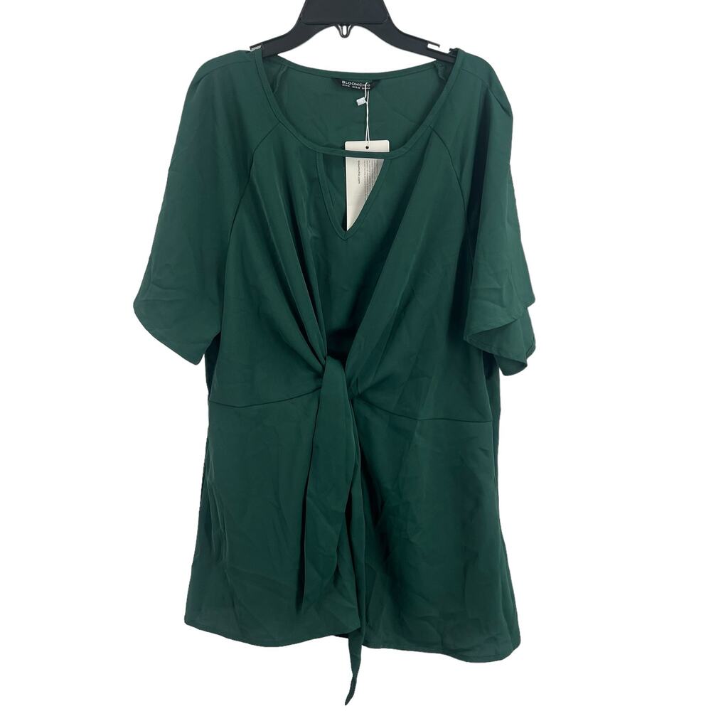Bloomchic Green Lightweight Tunic Size 14-16 New
